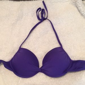 Victoria secret dark purple padded swimsuit top